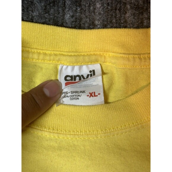 Vintage Spam Promo The‎ Miracle Meat T Shirt 70s Y2K Yellow Size XL - Picture 3 of 5